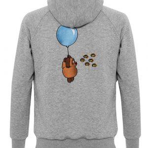 Толстовка с капюшоном Gourji “Винни-Пух” серая L