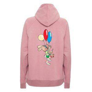 Толстовка на молнии Gourji “Ну, погоди” розовая L