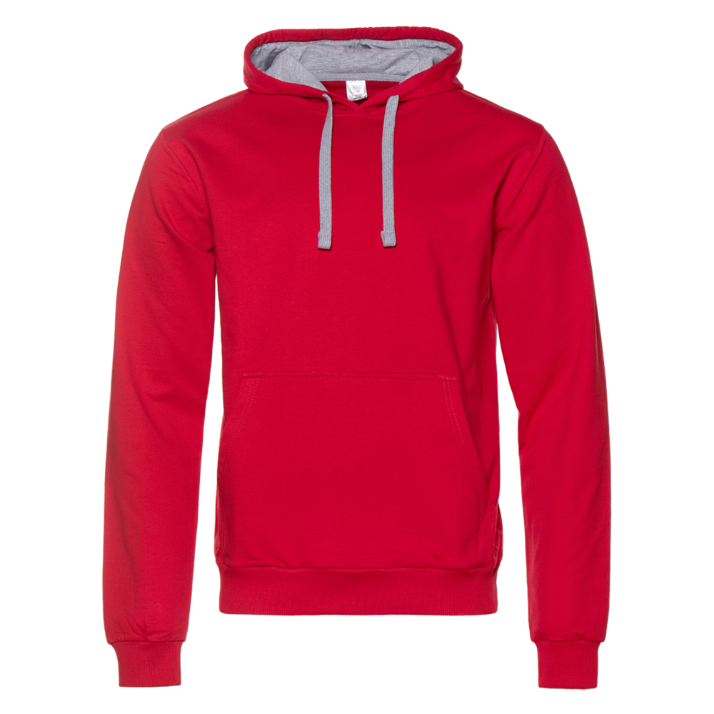 Худи унисекс STAN футер без начёса с контрастным капюшоном 260, 23_Красный (141) Худи унисекс STAN футер без начёса с контрастным капюшоном 260, 23_Красный (141)