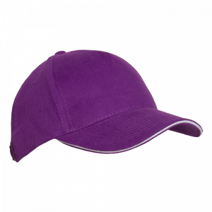 Бейсболка с кантом STAN 5 клиньев хлопок 280, 11K, Фиолетовый (94)