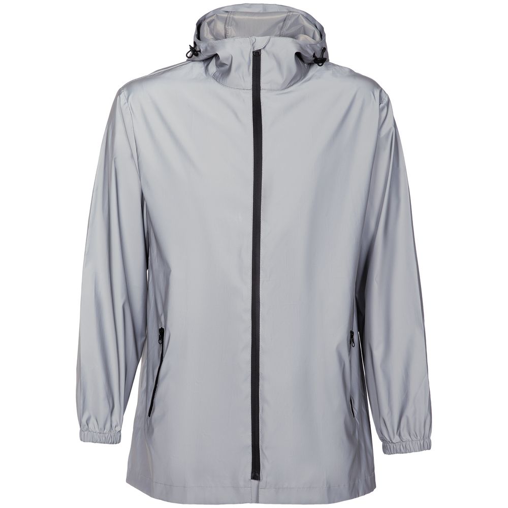 Парка Manifest из светоотражающей ткани, серая Парка Manifest из светоотражающей ткани, серая