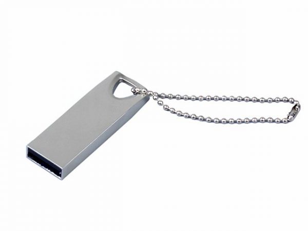 USB 2.0-флешка на 128 Гб с мини чипом и отверстием для цепочки