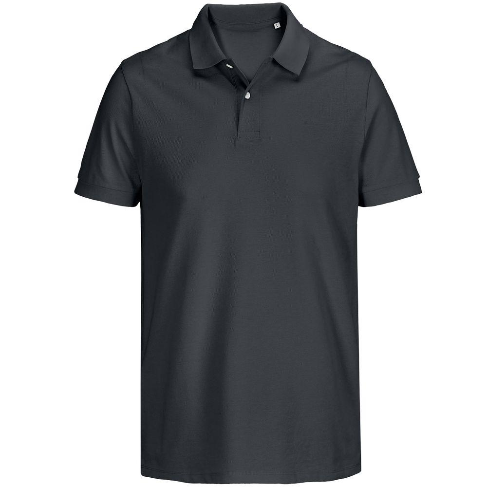 Рубашка поло унисекс Pacific, темно-серая (графит) Рубашка поло унисекс Pacific, темно-серая (графит)