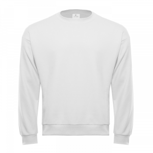 Свитшот унисекс STAN футер без начёса, 350, 96, Белый (10)