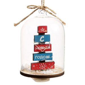Новогоднее украшение «Новый год в колбе»