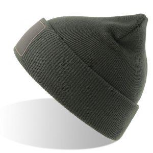 Шапка вязаная  двойная Wind-S с патчем