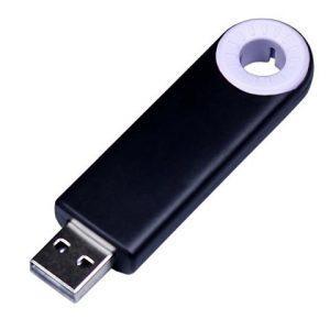 USB 3.0- флешка промо на 64 Гб прямоугольной формы, выдвижной механизм