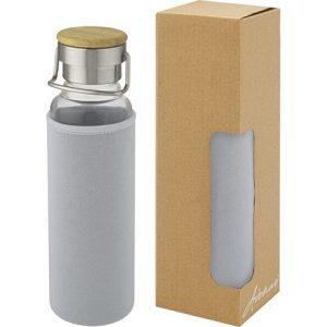 Стеклянная бутылка «Thor» с неопреновым чехлом