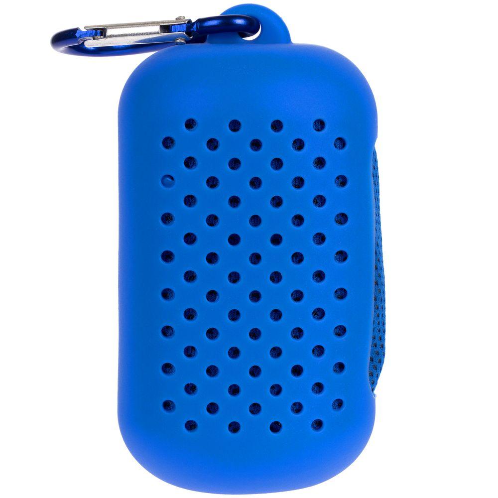 Охлаждающее полотенце Narvik в силиконовом чехле, синее Охлаждающее полотенце Narvik в силиконовом чехле, синее