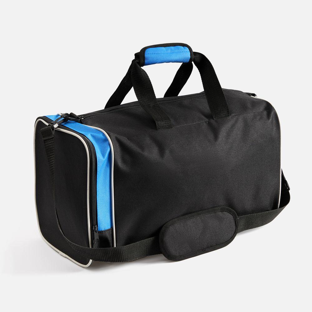 Спортивная сумка Fitnext, черная с синим Спортивная сумка Fitnext, черная с синим