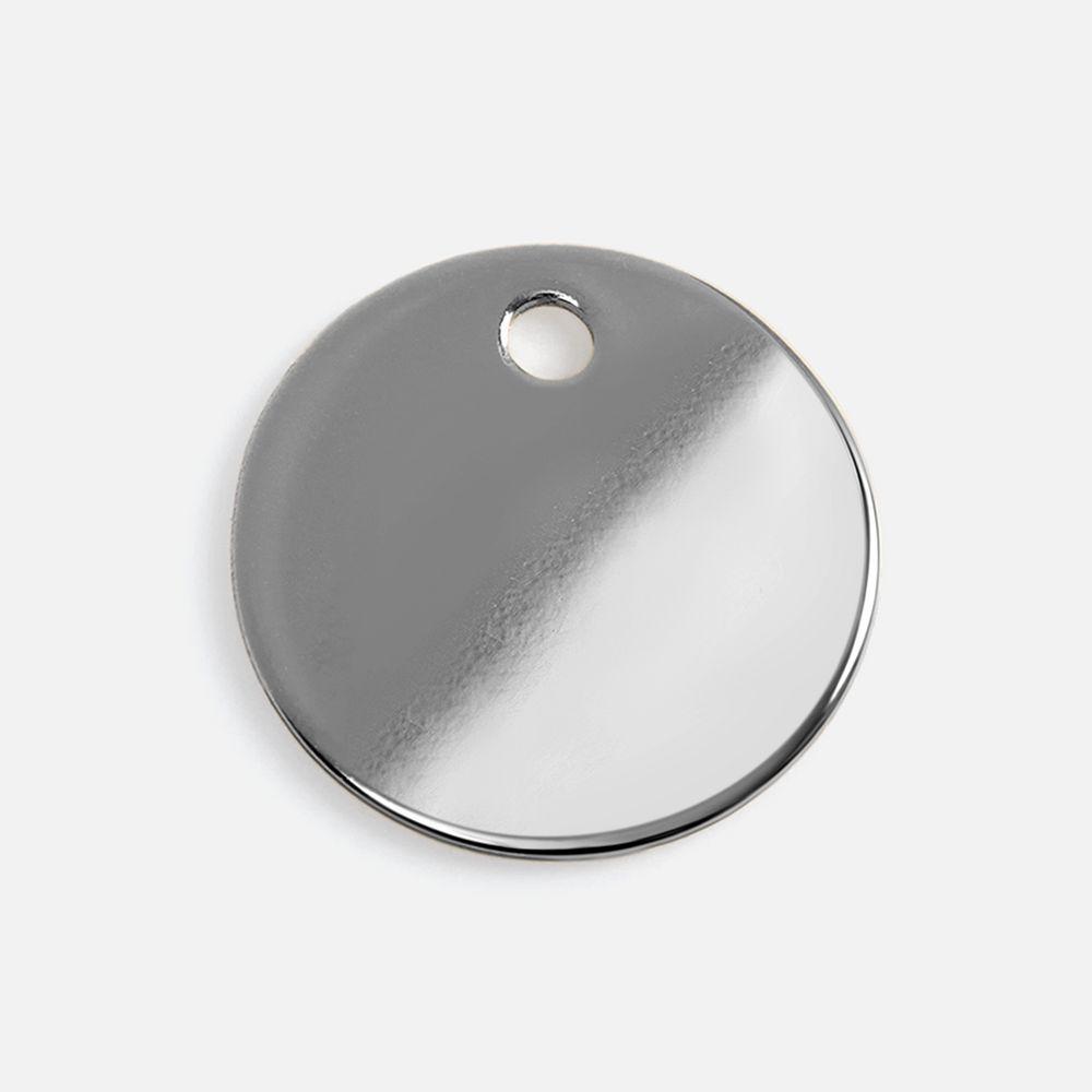 Шильдик металлический Alfa Sirkel, серебристый глянцевый Шильдик металлический Alfa Sirkel, серебристый глянцевый