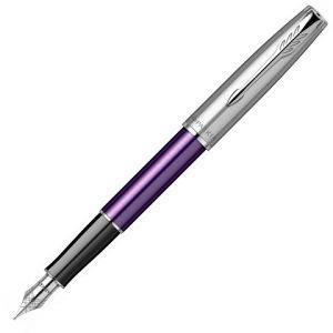 Ручка перьевая Parker «Sonnet Essentials Violet SB Steel CT»