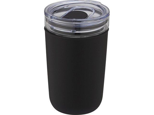 Стеклянная кружка «Bello» с внешней стенкой из переработанного пластика Стеклянная кружка «Bello» с внешней стенкой из переработанного пластика