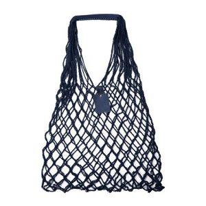 Авоська «Dream» из натурального хлопка с кожаными ручками, 25 л