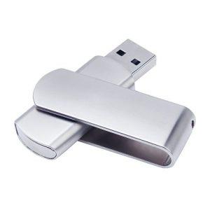 USB 2.0- флешка на 4 Гб матовая поворотная