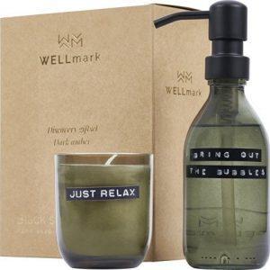 Набор из жидкого мыла и свечи «Discovery», янтарь