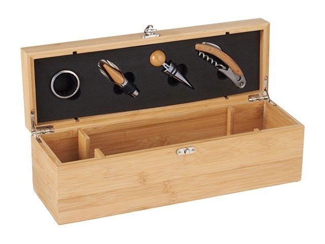 Набор для вина в бамбуковом кейсе «Anniversary» Набор для вина в бамбуковом кейсе «Anniversary»