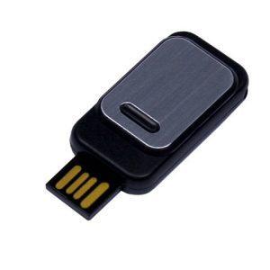 USB 2.0- флешка промо на 8 Гб прямоугольной формы, выдвижной механизм