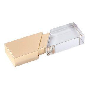 USB 2.0- флешка на 32 Гб кристалл в металле