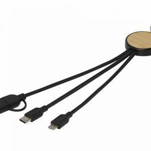 Кабель для зарядки «Tecta» 6 в 1 с брелком