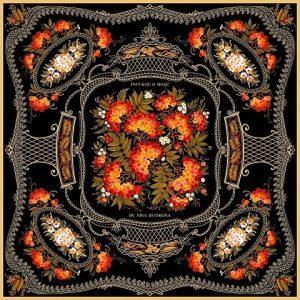 Платок «Тагильский поднос»