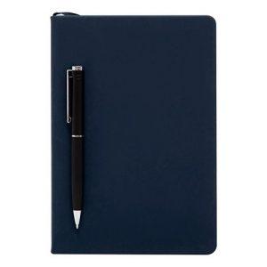 Бизнес-блокнот А5 «С3» soft-touch с магнитным держателем для ручки