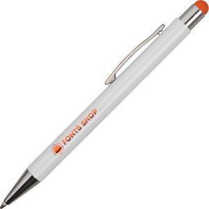 Ручка металлическая шариковая «Flowery» со стилусом