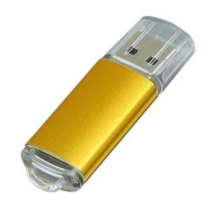 USB 2.0- флешка на 64 Гб с прозрачным колпачком
