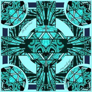 Платок «Малахитовая шкатулка»