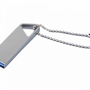 USB 2.0-флешка на 64 Гб с мини чипом и отверстием для цепочки