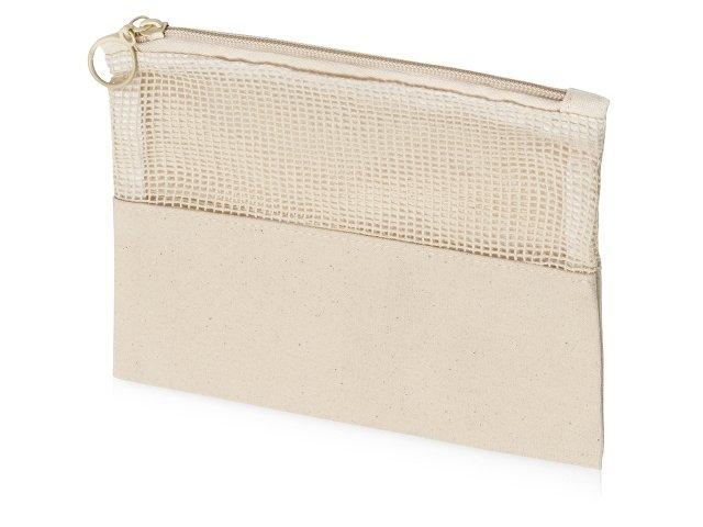 Косметичка «Mesh» хлопковая с сетчатой вставкой Косметичка «Mesh» хлопковая с сетчатой вставкой