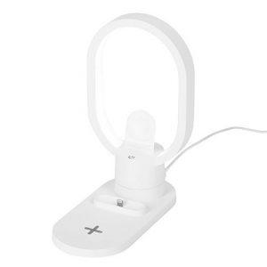 Беспроводная зарядная станция 4-в-1 «Portal» c лампой, 15 Вт