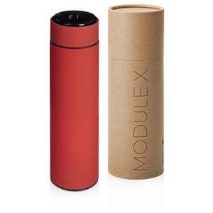 Вакуумный термос «Module X» с индикатором температуры и медной изоляцией, 500 мл, крафтовый тубус