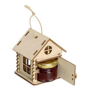 Подарочный набор «Варенье из клубники и шампанского в домике»