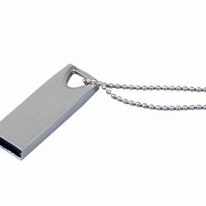 USB 2.0-флешка на 32 Гб с мини чипом и отверстием для цепочки