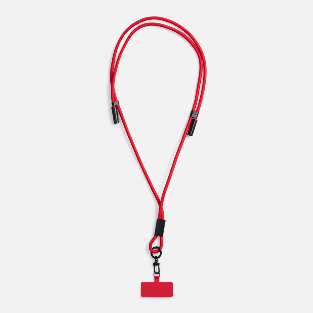 Кабель-ланьярд energyFlex Power Delivery 60 Вт, красный Кабель-ланьярд energyFlex Power Delivery 60 Вт, красный