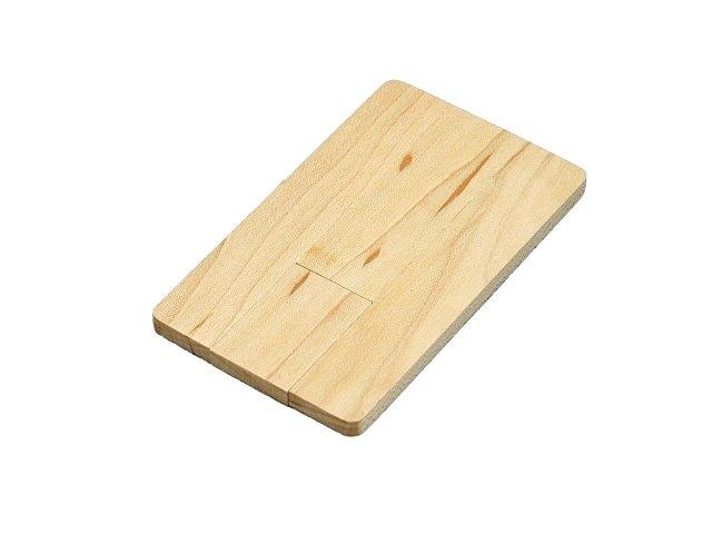 USB 2.0- флешка на 64 Гб в виде деревянной карточки с выдвижным механизмом USB 2.0- флешка на 64 Гб в виде деревянной карточки с выдвижным механизмом