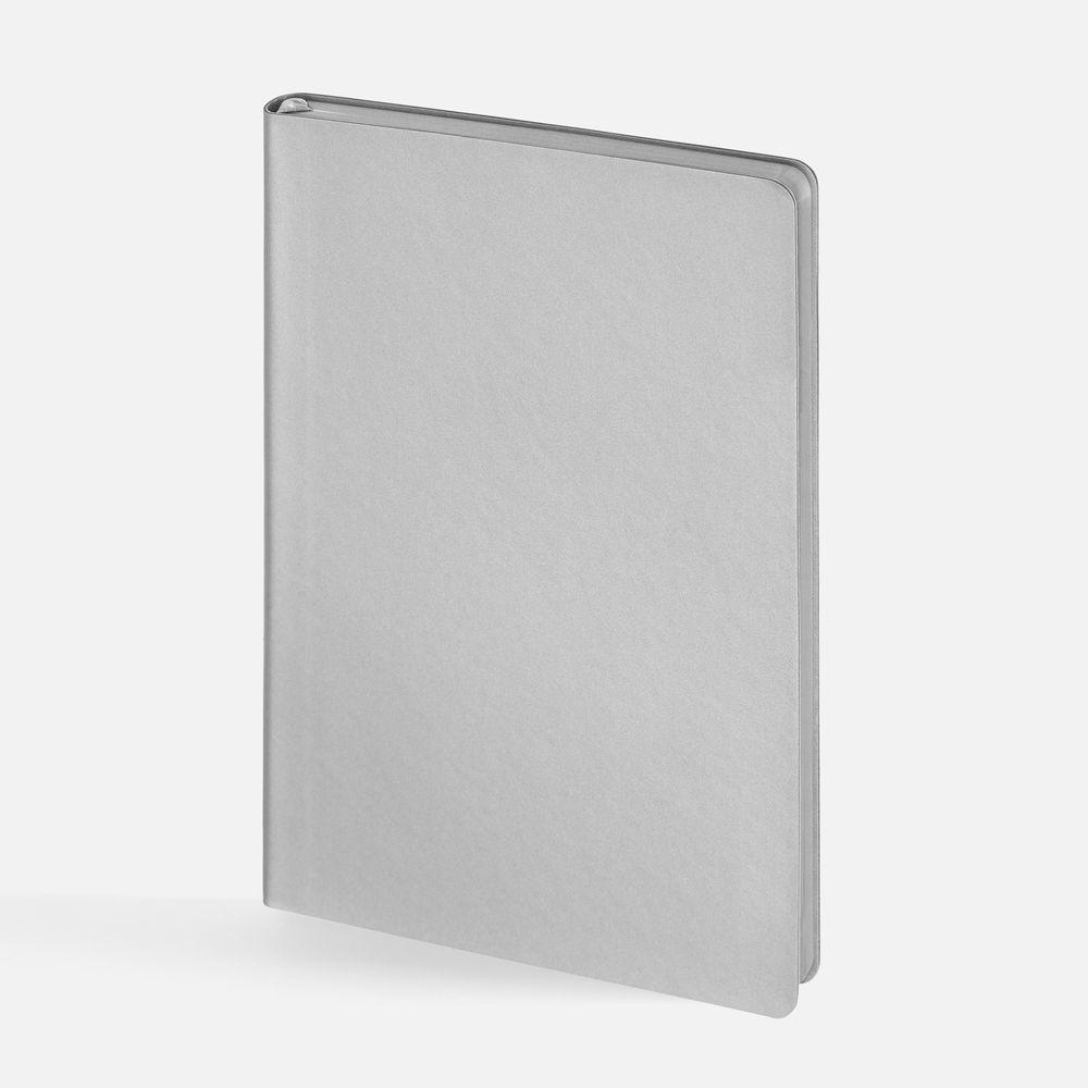 Блокнот Flex Shall ver.2, серебристый Блокнот Flex Shall ver.2, серебристый