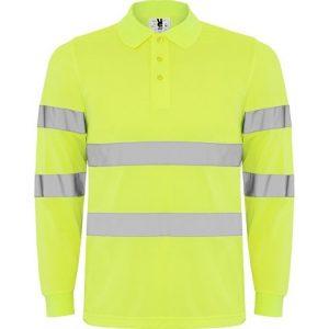 Рубашка поло со светоотражающими полосами «Polaris» с длинным рукавом, мужская