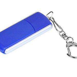 USB 2.0- флешка промо на 4 Гб с прямоугольной формы с выдвижным механизмом