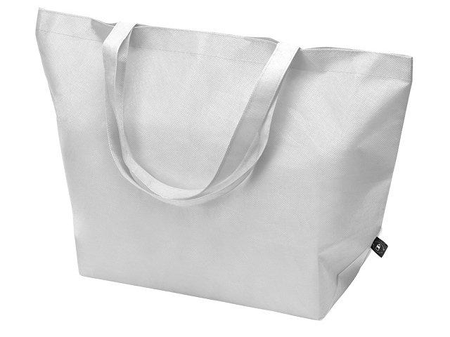 Сумка Reviver с донной складкой из нетканого переработанного материала RPET Сумка Reviver с донной складкой из нетканого переработанного материала RPET