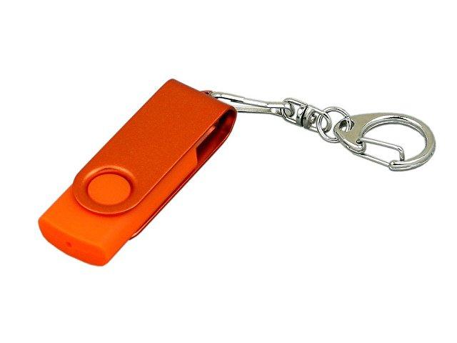 USB 2.0- флешка промо на 4 Гб с поворотным механизмом и однотонным металлическим клипом USB 2.0- флешка промо на 4 Гб с поворотным механизмом и однотонным металлическим клипом