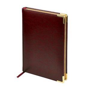 Ежедневник недатированный А5 «Sidney Nebraska» с золотым срезом и уголками