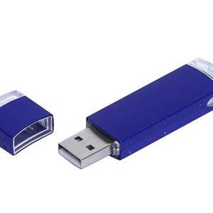 USB 2.0- флешка промо на 16 Гб прямоугольной классической формы