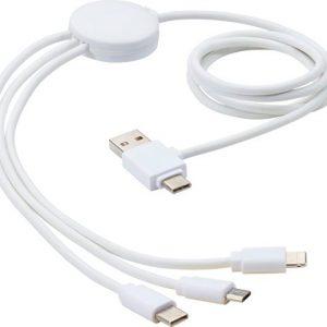 Зарядный кабель 5-в-1 «Pure» с противобактериальной присадкой