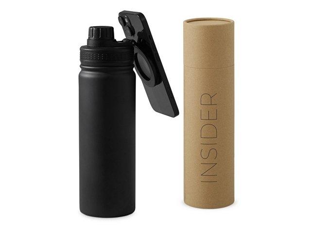 Вакуумная термобутылка с MagSafe-держателем «Insider», 600 мл Вакуумная термобутылка с MagSafe-держателем «Insider», 600 мл