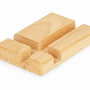 Подставка для смартфона и планшета из массива бука «Prop»