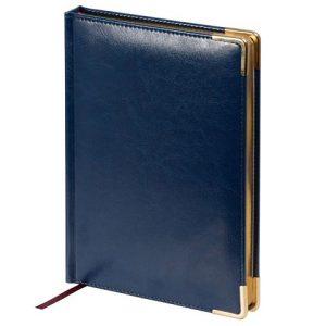 Ежедневник недатированный А5 «Sidney Nebraska» с золотым срезом и уголками