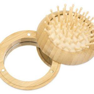 Расческа с зеркалом «Daisy» из бамбука