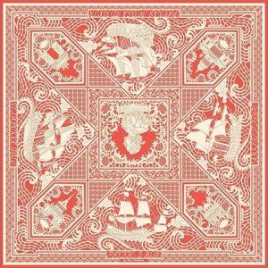 Платок «Русская резьба по кости»